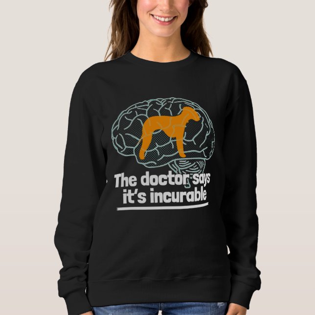 Bedlington Terrier  2 Sweatshirt (Vorderseite)