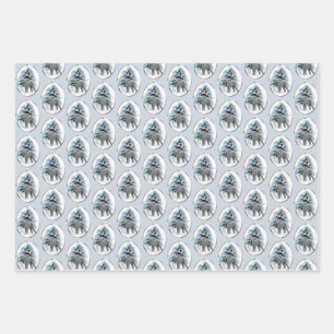 Bedlington Terrier Christmas Geschenkpapier Set