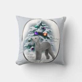 Bedlington Terrier Christmas Kissen