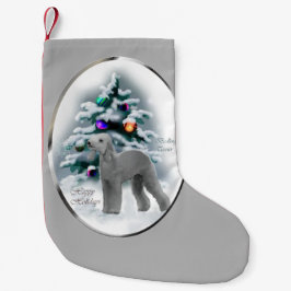 Bedlington Terrier Christmas Kleiner Weihnachtsstrumpf