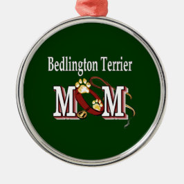 Bedlington Terrier Dog MAMA Ornament Aus Metall