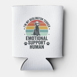 Bedlington Terrier Emotionaler Unterstützer Mensch Dosenkühler