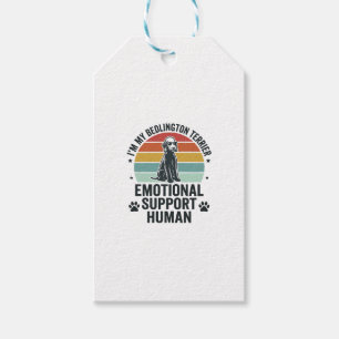 Bedlington Terrier Emotionaler Unterstützer Mensch Geschenkanhänger