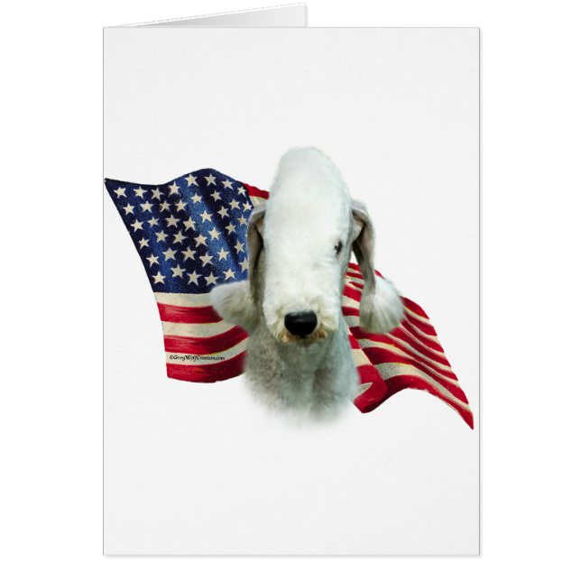 Bedlington Terrier Flag (Vorne)
