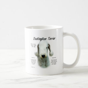 Bedlington Terrier History; alles über Bedlingtons Kaffeetasse