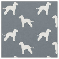 Bedlington Terrier Hund Silhouetten Muster