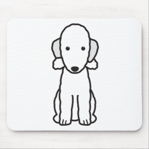 Bedlington Terrier-HundeCartoon Mousepad
