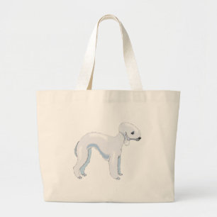 Bedlington Terrier Jumbo Stoffbeutel