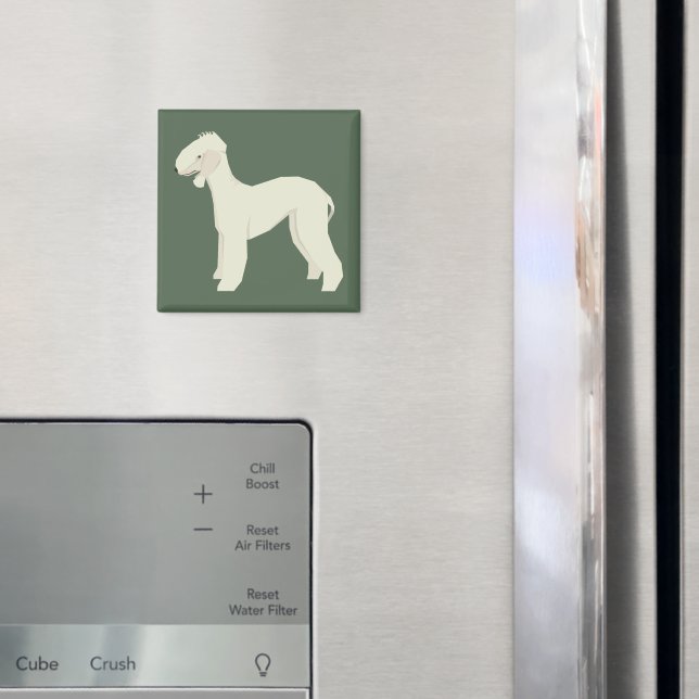 Bedlington Terrier Magnet (In Situ (Kühlschrank))