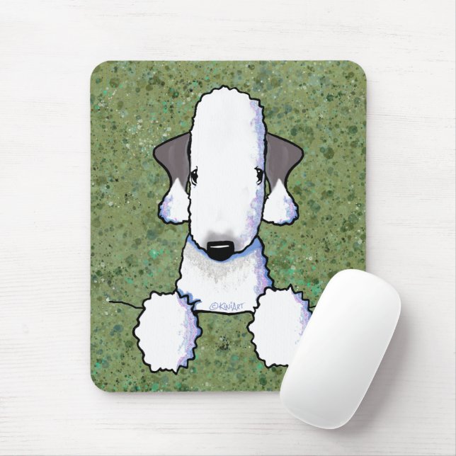 Bedlington Terrier Mouse Pad Mousepad (Mit Mouse)
