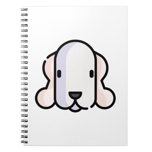 Bedlington Terrier Notizblock (Vorderseite)