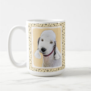 Bedlington Terrier Painting - Original Dog Art Kaffeetasse