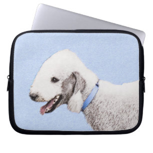 Bedlington Terrier Painting - Original Dog Art Laptopschutzhülle