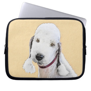 Bedlington Terrier Painting - Original Dog Art Laptopschutzhülle