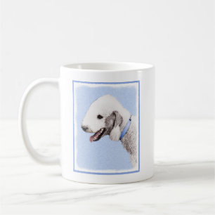 Bedlington Terrier Painting - Original Dog Art Tasse