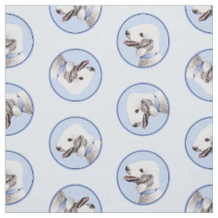 Bedlington Terrier Painting Sandy Color Dog Art Stoff
