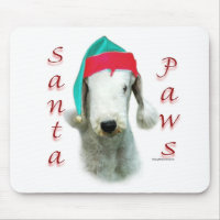 Bedlington Terrier Santa Paws