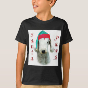 Bedlington Terrier Santa Paws T-Shirt