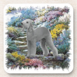 Bedlington Terrier Summer Garden Getränkeuntersetzer