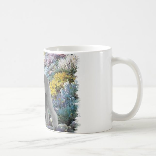 Bedlington Terrier Summer Garden Kaffeetasse (Rechts)