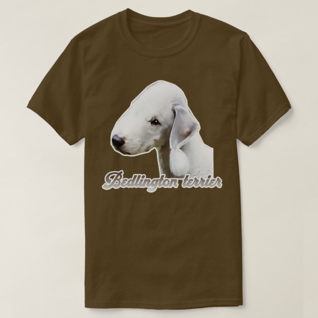Bedlington Terrier T-Shirt (Design vorne)