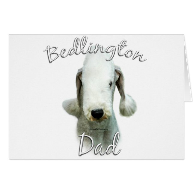 Bedlington Terrier Vater 2 (Vorderseite (Horizontal))