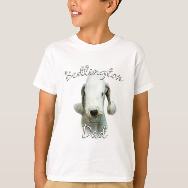 Bedlington Terrier Vater 2 T-Shirt (Vorderseite)