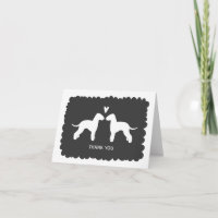 Bedlington Terriers Wedding Vielen Dank