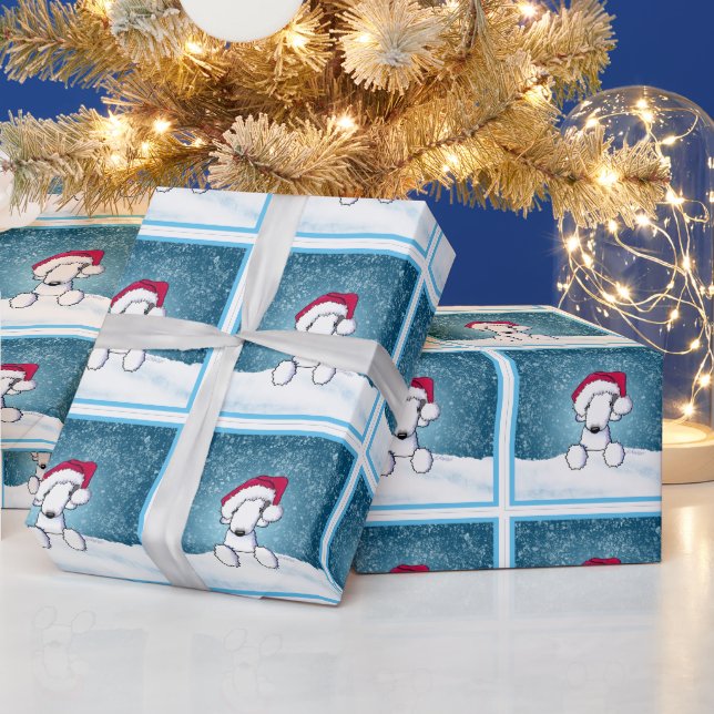 Bedlington Weihnachten Geschenkpapier (Feiertage)