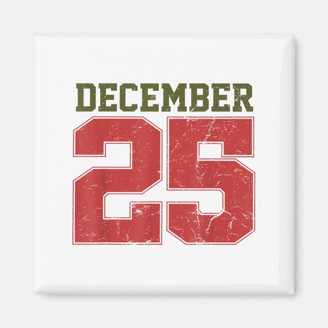 Bedrängt 25. Dezember  Magnet (Vorne)