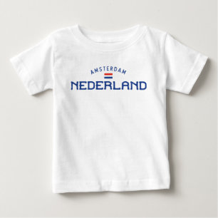 Bedrängt Amsterdam Nederland (Niederlande) Baby T-shirt