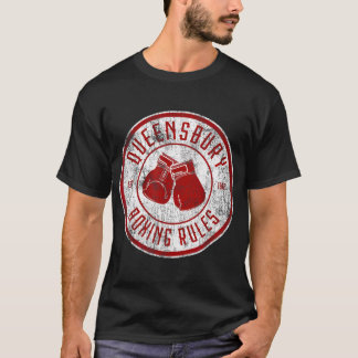 Bedrängte Queensbury Boxregeln Vintage Boxen T-Shirt