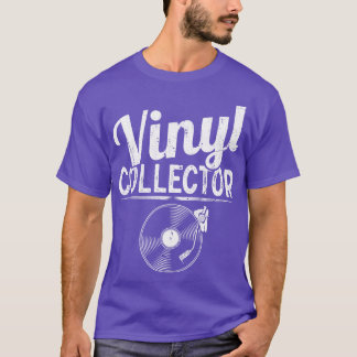 Bedrängte Vinyl-Sammler T-Shirt