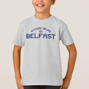 Bedrängtes Belfast Nordirland Union Jack T-Shirt
