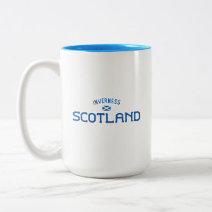 Bedrängtes Inverness Schottland Zweifarbige Tasse