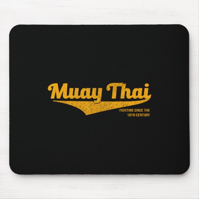 Bedrängtes Muay Thai Kickboxen, Mma, Bjj, Thaila Mousepad (Vorne)