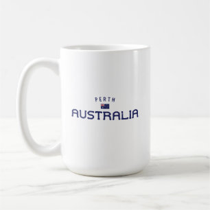 Bedrängtes Perth Australien Kaffeetasse