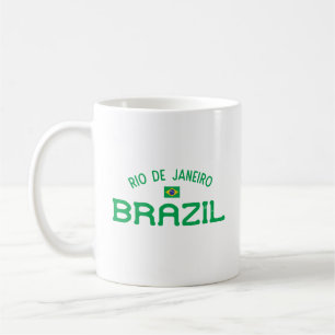 Bedrängtes Rio de Janeiro Brasilien Kaffeetasse