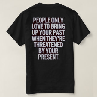 Bedrohe durch Dein gegenwärtiges T-Shirt