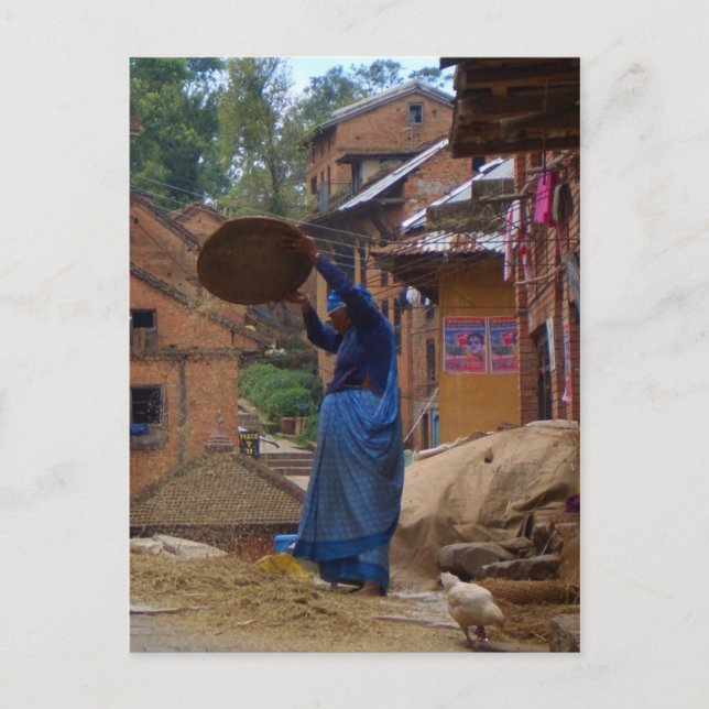 Bedrohte Postkarte (Vorderseite)