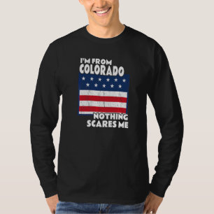 Bedrückt bin ich von Colorado Zuhause Staat Co Not T-Shirt