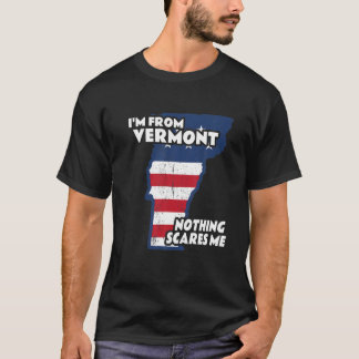 Bedrückt bin ich von Vermont Zuhause Staat VT Nich T-Shirt