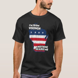 Bedrückt bin ich von Wisconsin Staat Wi Nothing Sc T-Shirt