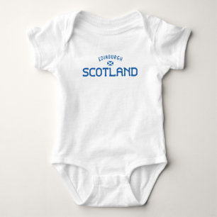 Bedrückt Edinburgh Schottland Baby Strampler