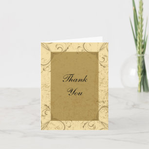 Bedrückt und elegant Vielen Dank Dankeskarte