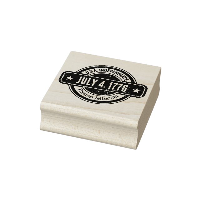 Bedruckte Custom Independence US-Geschichts Daten Gummistempel (Stempel)