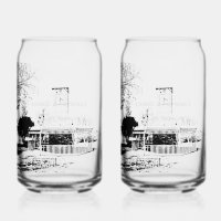 Bedruckte Dosen aus Set (Set von 2)16 Unzen