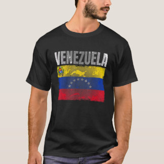 Bedrückte Fahne in Venezuela für Männer und Frauen T-Shirt