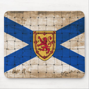 Bedruckte Flagge von Nova Scotia Mousepad