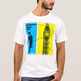 Bedrückte glückliche Stunde T-Shirt